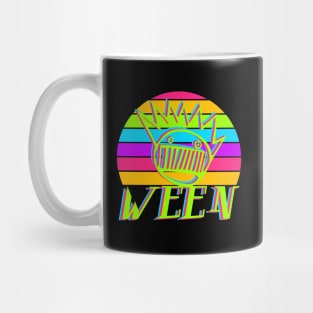 WEEN 80s Neon Sunset Mug